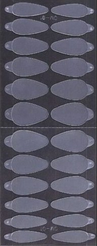 Preview: Silikon French Einlegeschablone für Dual Tips